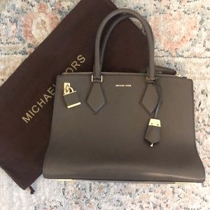 Michael Kors Taupe Leather Handbag